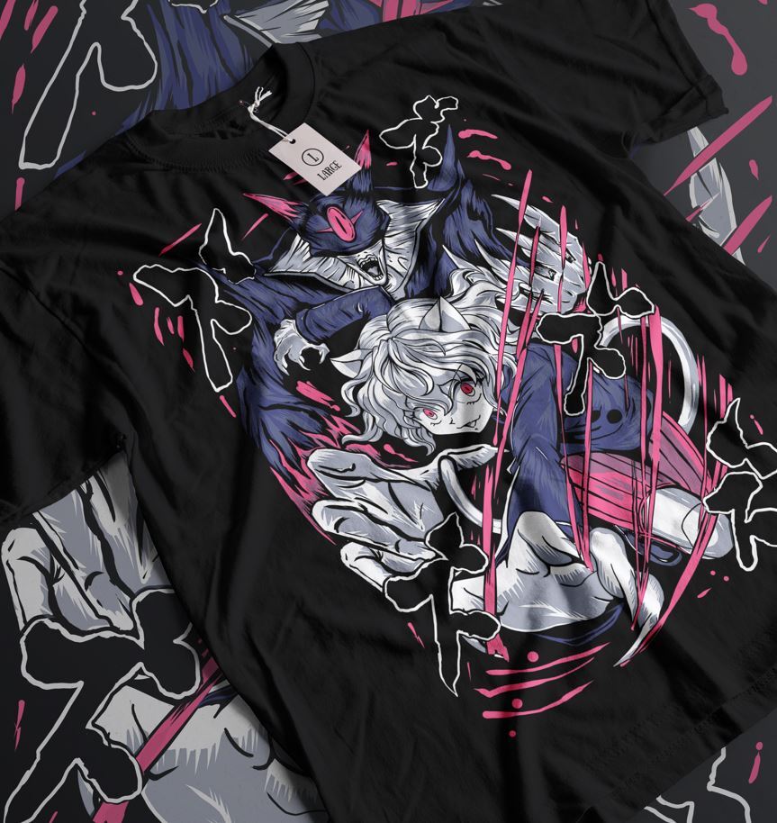 Neferpitou T-Shirt Hunter X Hunter Manga Strip HXH Anime Tshirt Tee All Size
