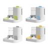 1-Pack Automatic Gravity-Fed Cat Water Dispenser & Feeder - Spill-Proof Large Capacity One-Piece Design CC