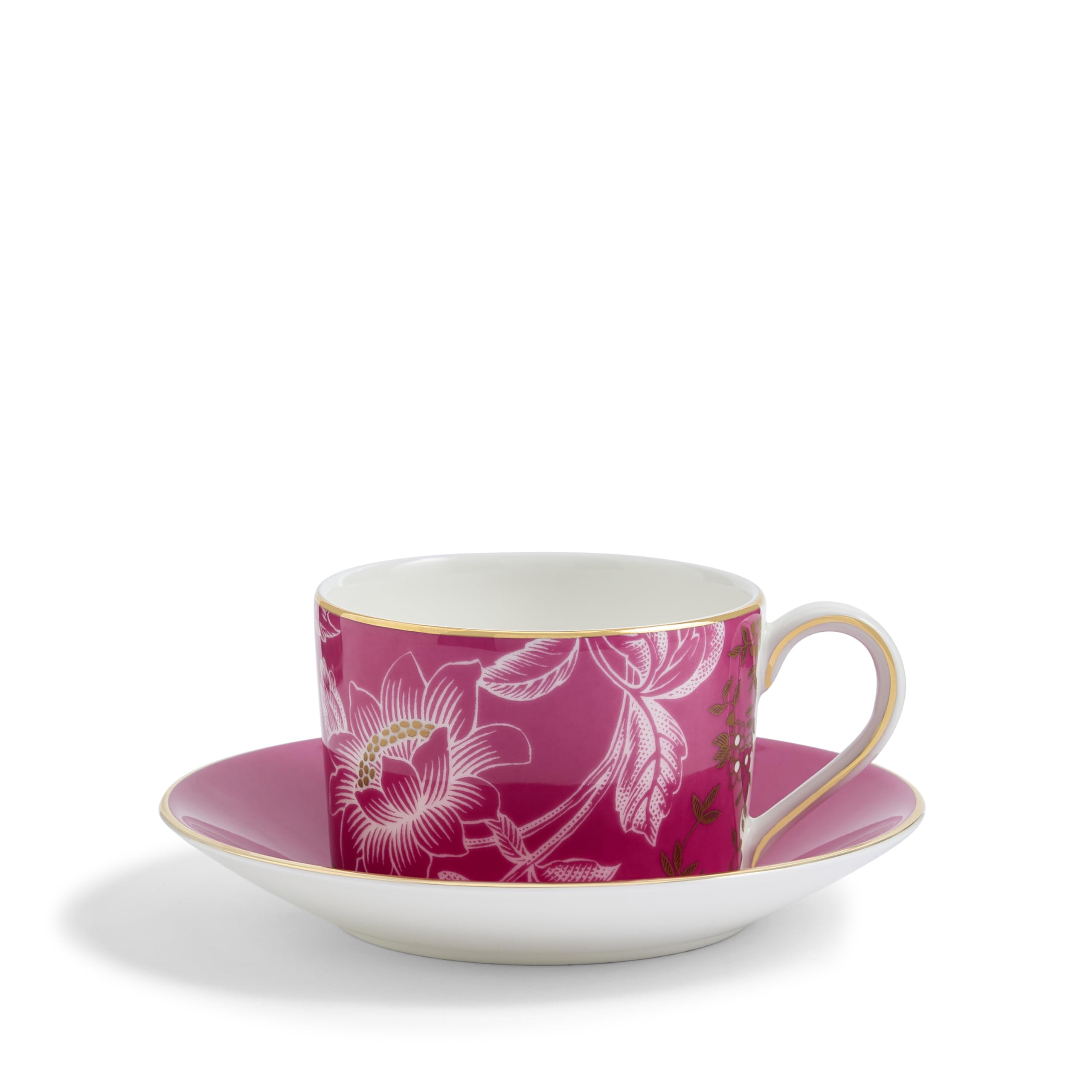 

[Официально импортировано] Чайная чашка и блюдце Wedgwood Wanderlust Tonkin, Прибл.. 200мл, Розовый, Свадебный подарок, 1078226