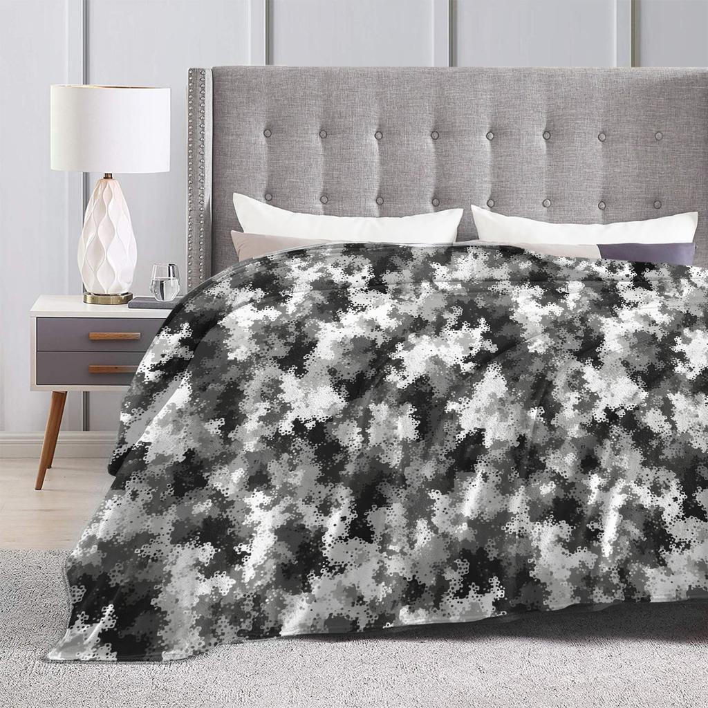 Camo Camouflage Blankets Coral Fleece Plush Summer Multi-function Super Warm Throw Blankets for Bedding Couch Rug Piece