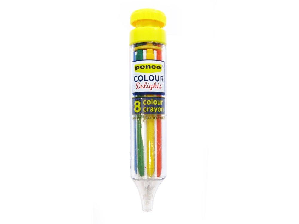 PENCO Yellow 8-Color Crayons, [FT058]