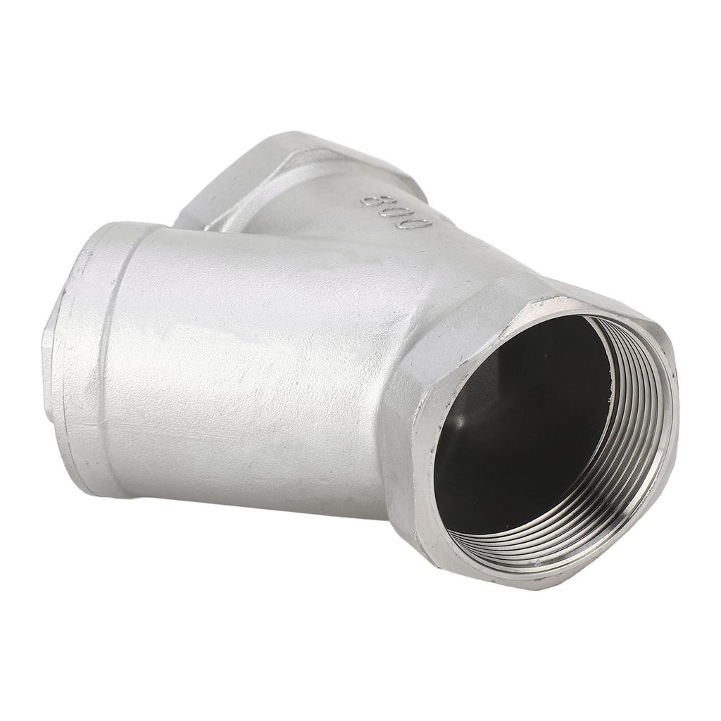 Y-Sieb 2 Zoll DN50 Edelstahl Y-Typ Sieb Filter Zubehör für Wasser Öl Gas