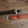 Women's Belt Stylish Simple and Versatile Genuine Leather Made Korean Trendy First Layer Pure Cattlehide Jeans Belt Women