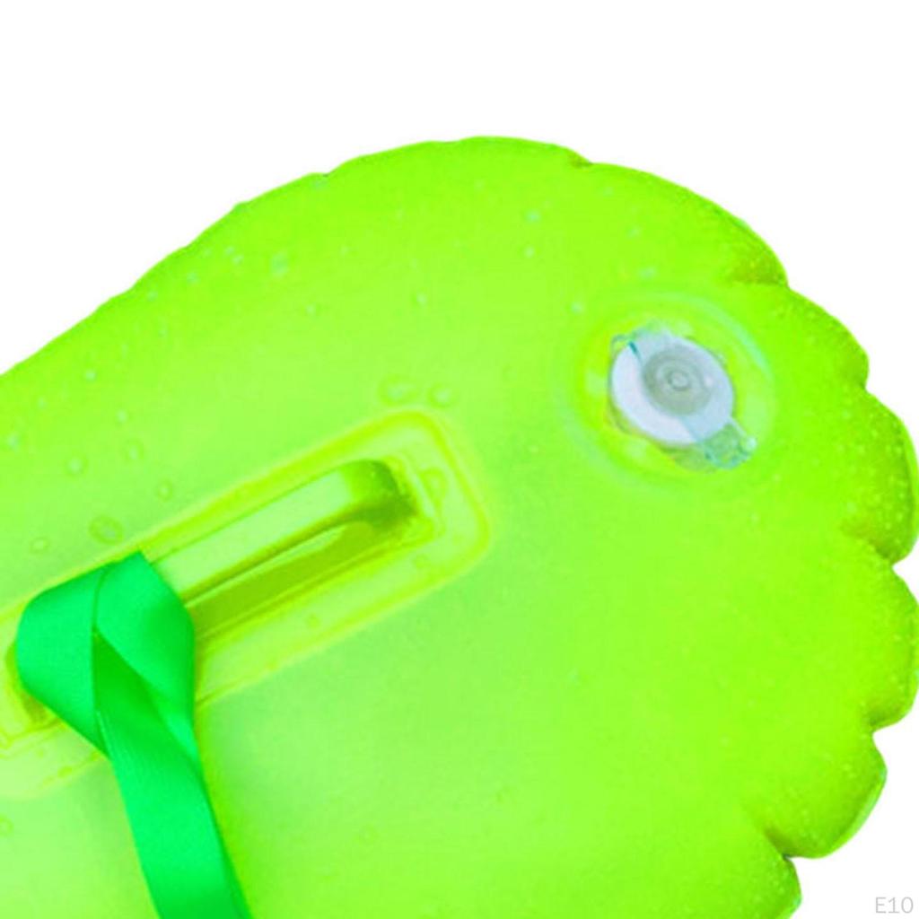 Swim Buoy Float Inflatable PVC Highly Visible for Snorkelers Surfers Boaters