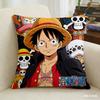 One Piece Pillow Cover Anime Fan Favorite Character Print Decorative Pillowcase for Bedroom Living Room and Anime Enthusiasts