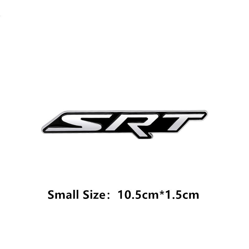 Metal 3D Car Rear Trunk Stickers For Charger Srt Emblem Badge Sxt Challenger Durango Viper Caliber Grill Emblem Badge Decoration