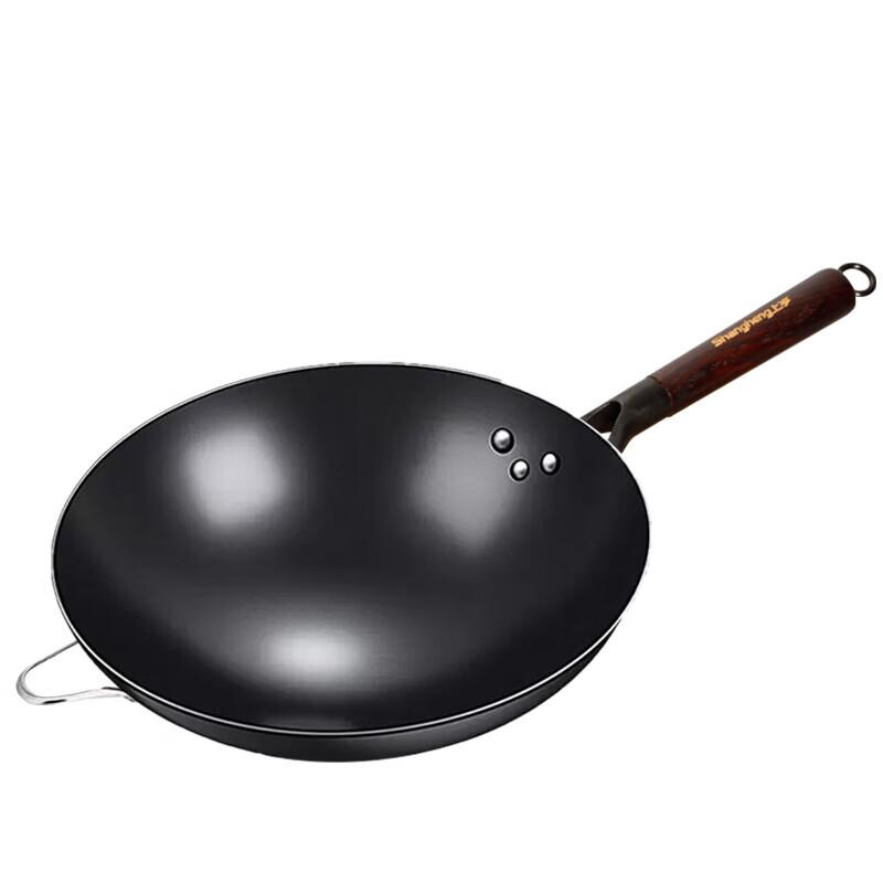Shangheng Non-Coated Cast Iron Wok
