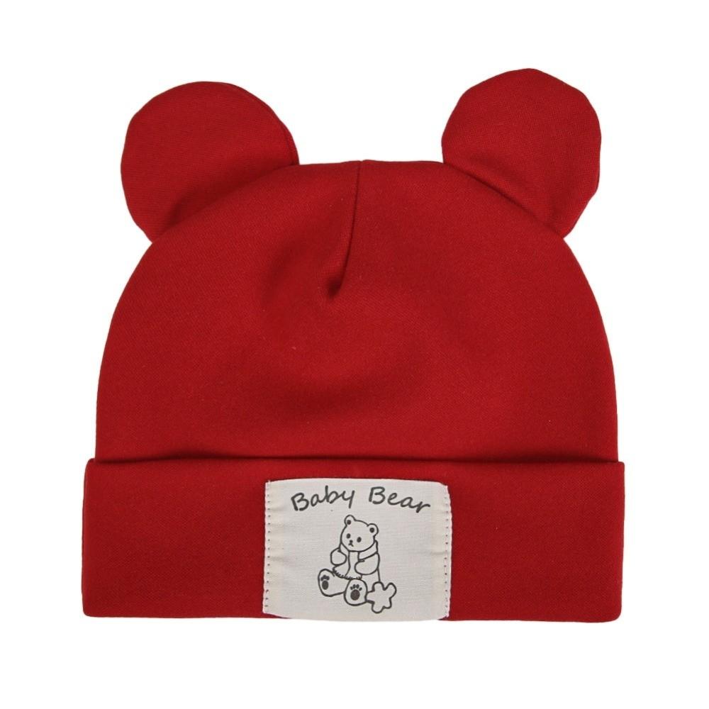 Windproof Beanies Bonnet Cute Bear Ear Ear Protection Cap New Pullover Hat  Autumn Winter
