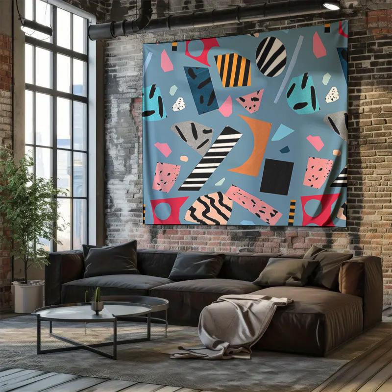 Bohemian Wall Tapestry Hippie Tapestry Aesthetic Room Decor Mandala Tapestry Psychedelic Wall Hanging Festival Decor Dorm Room D