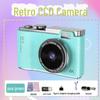 Retro Style 4K HD Dual Camera: Trendy Portable Digital Camera for Students