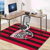 1pc Football Team Design Area Rug - Non-Slip, Soft & Cozy Floor Mat for Living Room, Bedroom, Office - Indoor/Outdoor Decorative Carpet