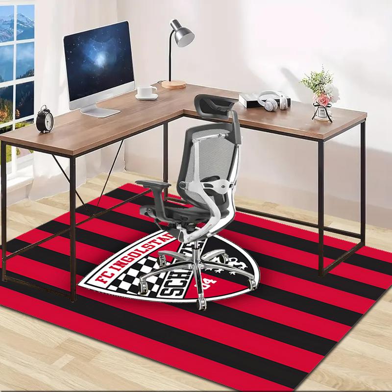 1pc Football Team Design Area Rug - Non-Slip, Soft & Cozy Floor Mat for Living Room, Bedroom, Office - Indoor/Outdoor Decorative Carpet