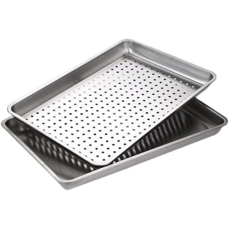 ZISIZ Commercial 304 Stainless Steel Steaming Tray