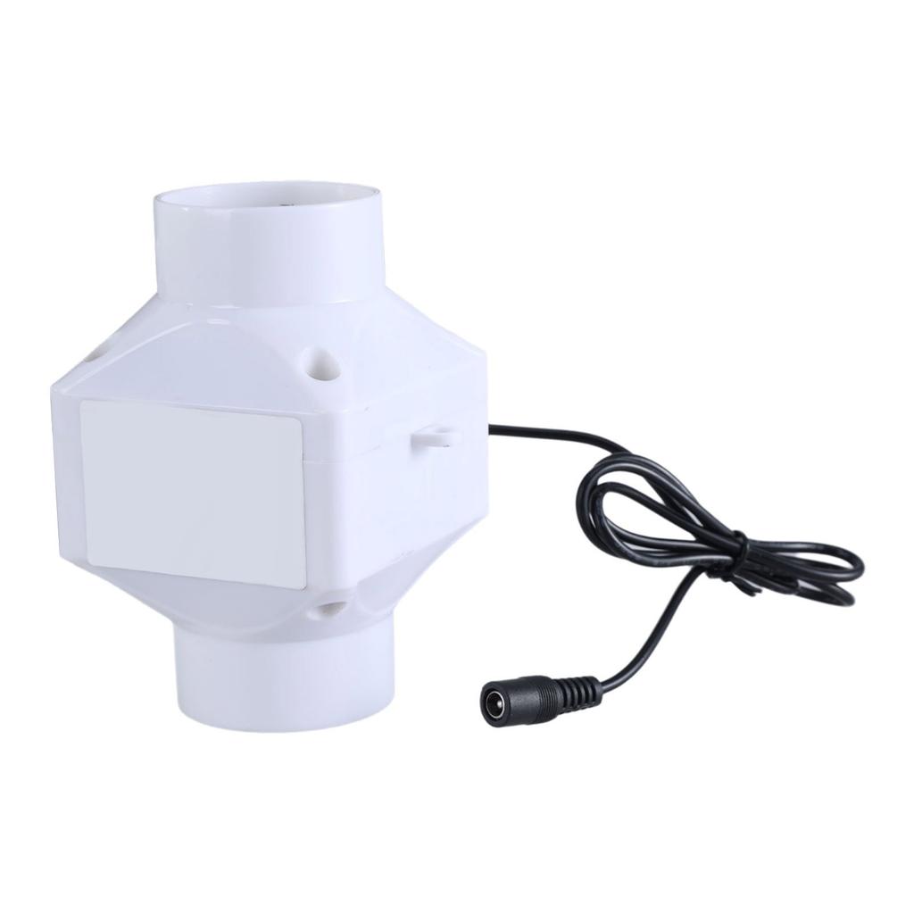 Inline Duct Fan Air Ventilator Pipe Ventilation Exhaust Fan Adjustable Extractor Bathroom Toilet Wall Fan Booster