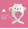 Lamb Plush Women’s Winter Hat with Moving Cartoon Ears – Warm & Cute Ear Protection