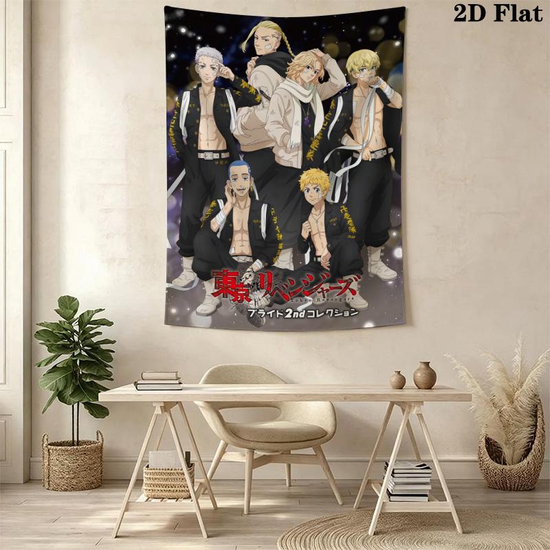 Tokyo Revengers Pattern Home Decor Tapestry, Wall Hanging, Decorative RV Wall Cloth.DGT0925233