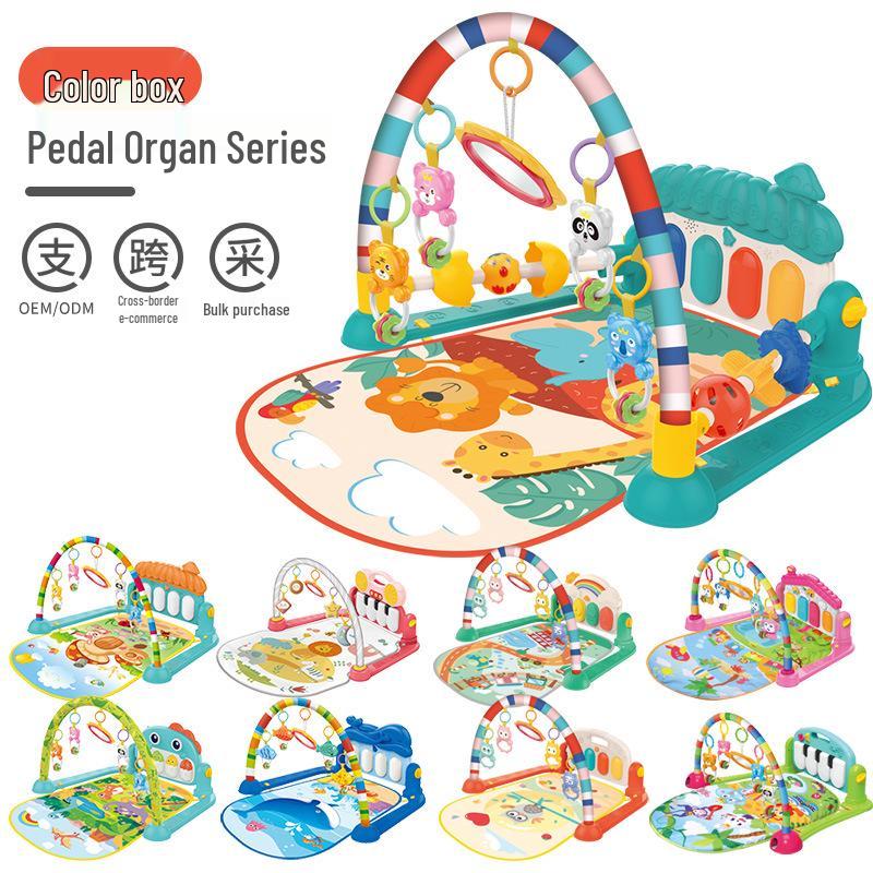 Baby Kick & Play Piano Toy: Music Gym Mat for Newborns