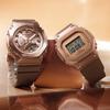 Casio All-metal Series-octagonal Fashion Trend Sports Waterproof Octagonal Metal Watch Bronze Quartz Movement Resin Strap Japanese and GM-S2100BR-5APR