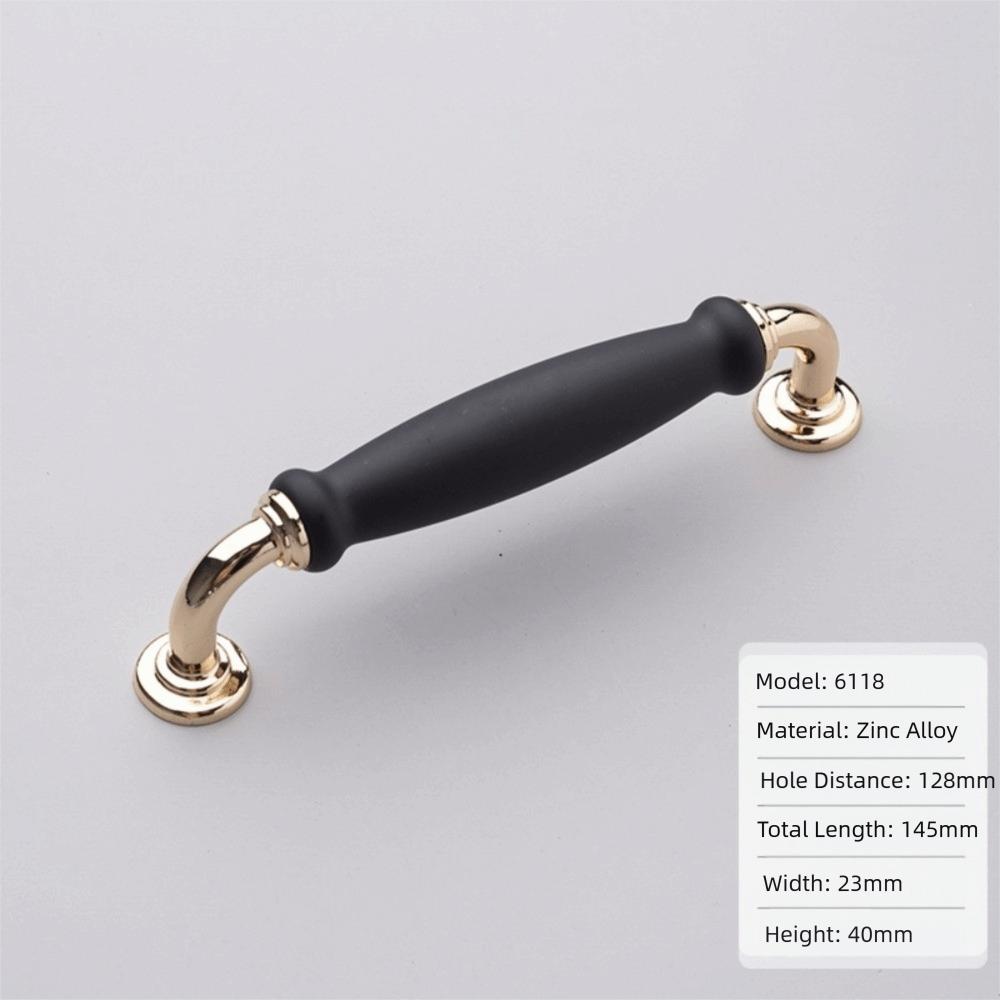 Black Door Handle Single Hole Cabinet Handle Hardware Wardrobe Handle  Wardrobe