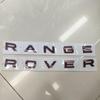 Logo RANGE ROVER, logo dopisu pro Range Rover Executive Sports Aurora, zadní samolepka s černým písmem a červeným okrajem