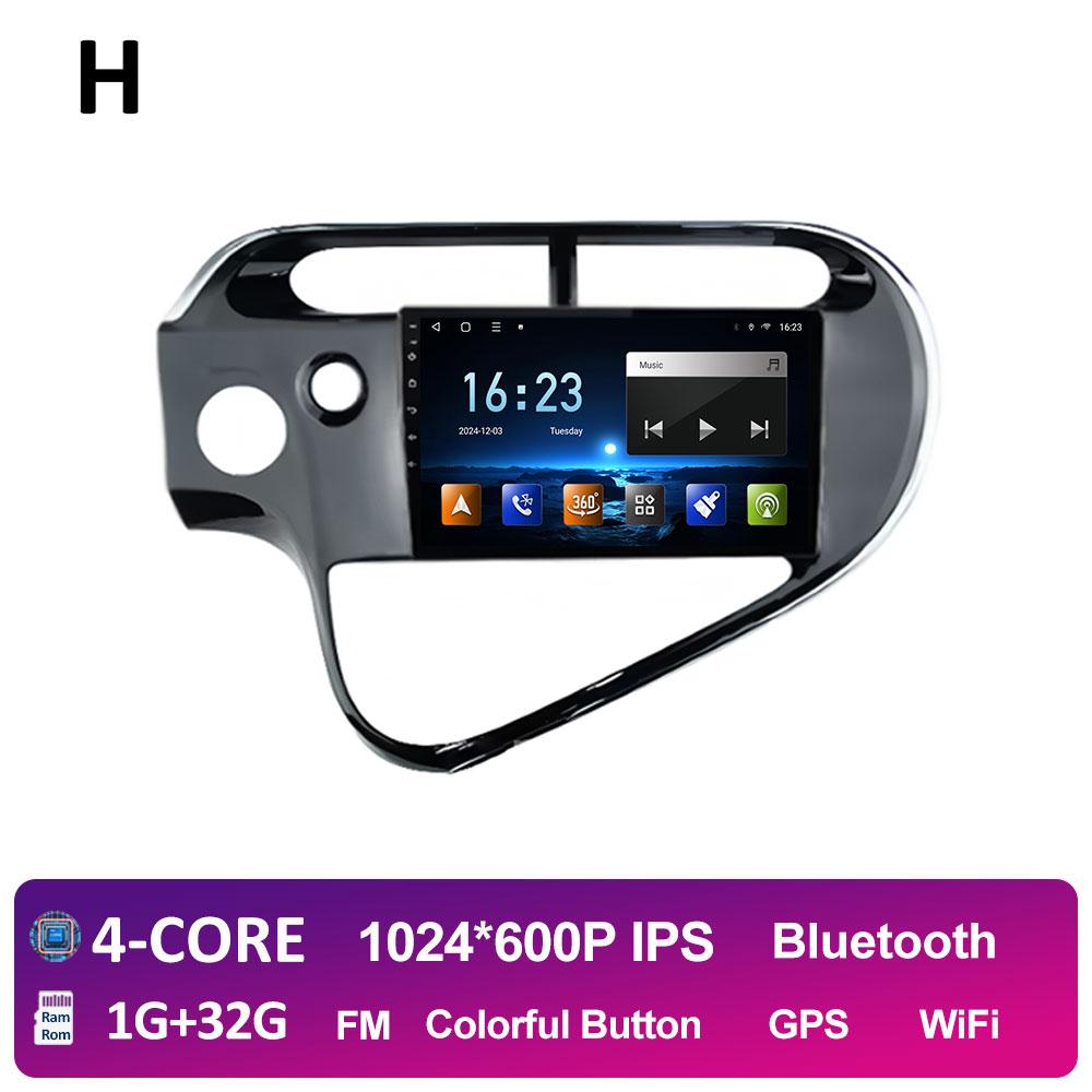 

Автомобильный мультимедийный видео радиоплеер для Toyota AQUA Prius C 2018 - 2020 Android 14 беспроводной Carplay GPS навигация BT аксессуары