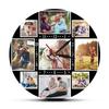 Custom Wall Clock With Your Pictures Unique Photo Collage Printing Clock Home Decor Wall Watch Personalized Housewarming GY6Z7E6