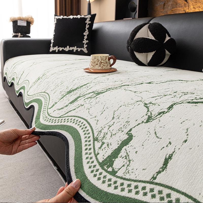 Light Luxury High-End Sense Four-Season Universal Combination Sofa Cushion  New One-Piece Lazy Sofa Cushion