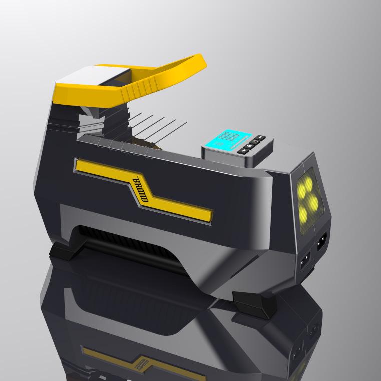 Portable Dual-Use 12V AC/DC Car Tire Inflator - Home & Vehicle Electric Air Pump