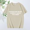 Hating Pop Music Doesn't Make You Deep Same Style T Shirt men women Oversized 100% Cotton short sleeve Summer print Unisex tops