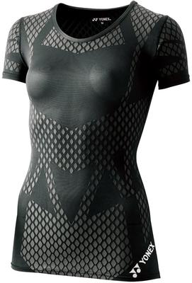 Tennis Shirt STBA1506 Black Japan To Japanese Size [YONEX] Women's S- (equivalent S)