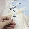 1Pc Educational Science Toy Astronomy Telescope Model Pretend Decorations 1:12/1:20/1:25 Scale Dollhouse Miniature Accessories
