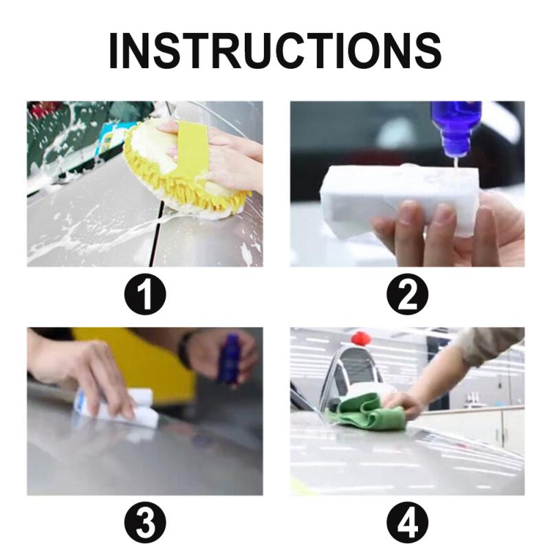 Car Repair Set 9H Car Liquid Ceramic Coat Car Headlight Repair Coating Auto Motocycle Retreading Agent Spray Polish Repair
