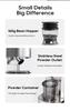 HiBREW G7 Electric Coffee Grinder, 48 Grind Settings, Anti-Static Technology, Stainless Steel Conical Burr, Compatible with 51/54/58mm Portafilters