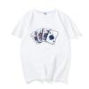 Men's and Women's Short-sleeved T-shirts Summer Fashion Printing Brand Luxury Cotton Tops Casual Pattern Printing Loose T-shirts
