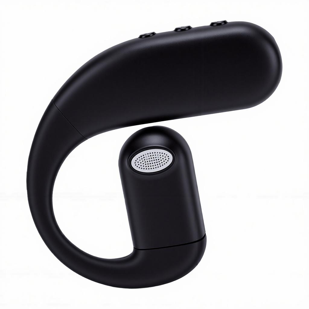 Bluetooth Open Wireless Headphone Digital Display Rotatable Comfortable Bluetooth 6.0 Single Ear Bluetooth Headset
