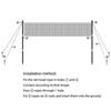 Portable Beach Volleyball Net with Stand and Volleyball for Backyard Outdoor Beach Volleyball  and Net Set