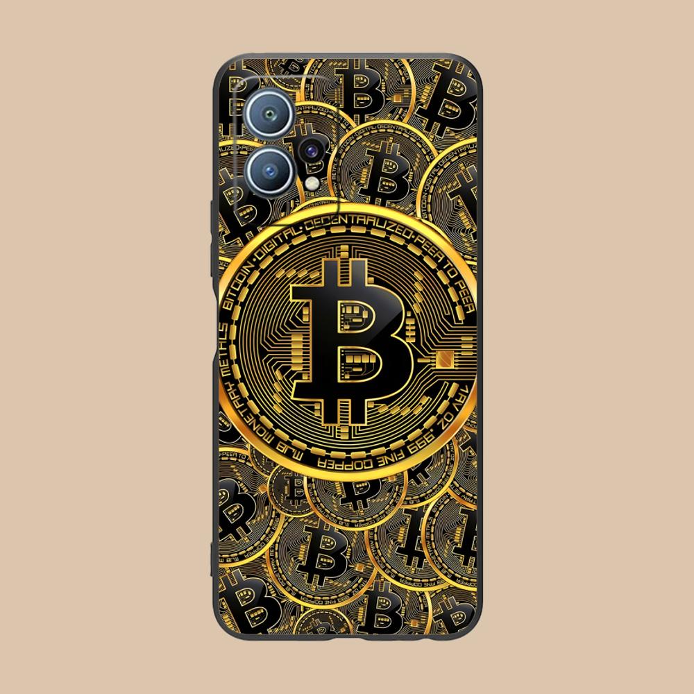 

Bitcion Pattern Phone Case for Huawei P60 P50 P40 P30 P20 P10 P9 P8 Pro Lite Plus Soft TPU Shockproof Cover Huawei P8