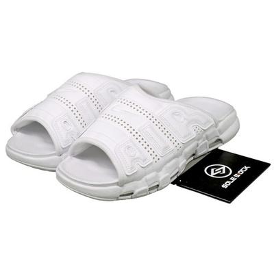 Ciabatta Air More Uptempo Slide "Triple White" FD9883-101 Taglia Uomo