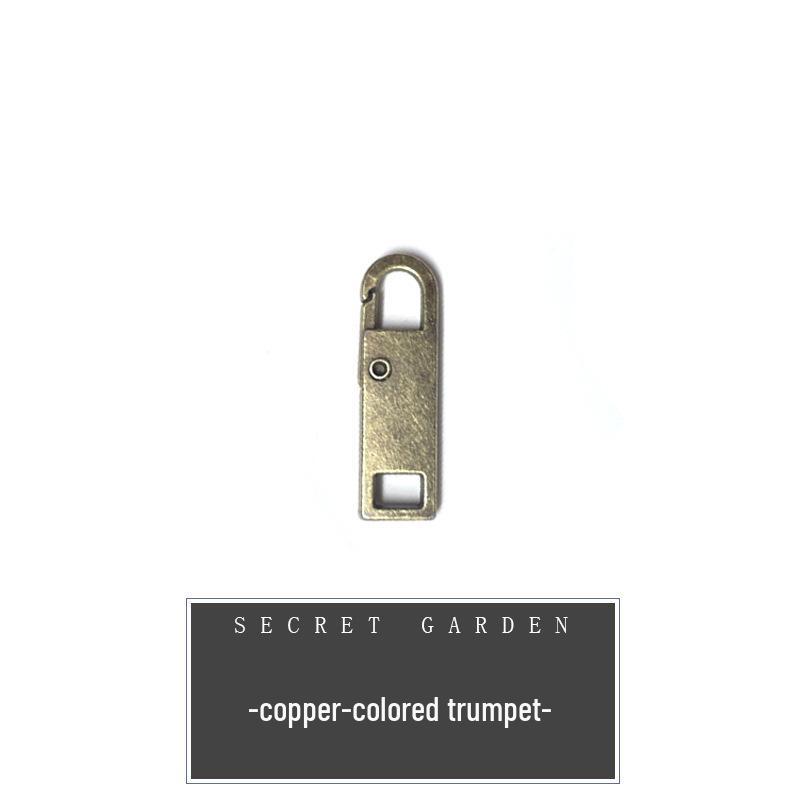 Alloy Replacement Zipper Pull Tab for Backpack and Jacket