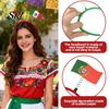 Photo Prop Headband Football for Women Men Soccer Cheering National Flag Eye-catching Party Headwear Hairband Game Day Accessories Sports Fans