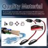 2PCS 1Ft 12AWG SAE Connector Harness with Dust Cap | Waterproof 12V Quick Connect Plug,Male To Female Socket,for Battery Charger/Solar Panel,Easy