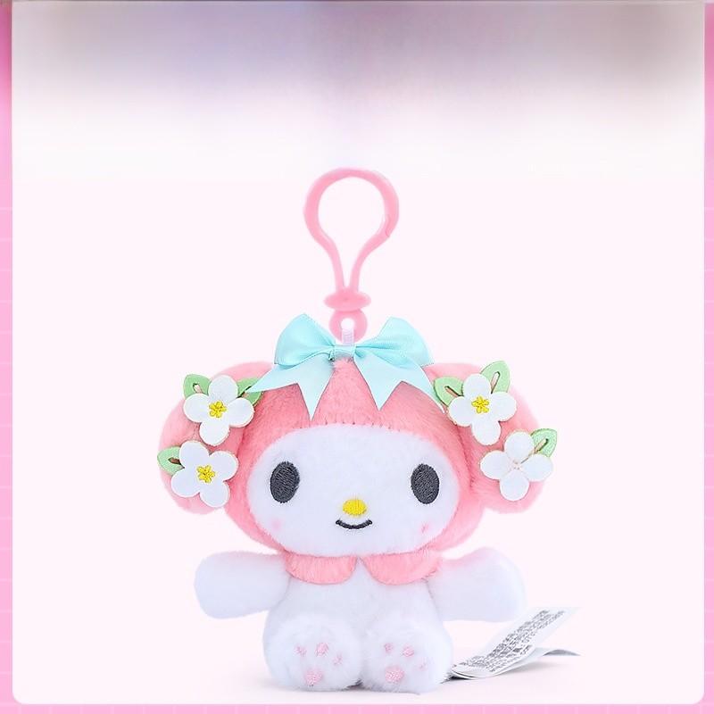 Hello Kitty Melodie Pluche Sleutelhanger Schattige Cartoon Tas Hanger Voor Meisjes Cadeaus