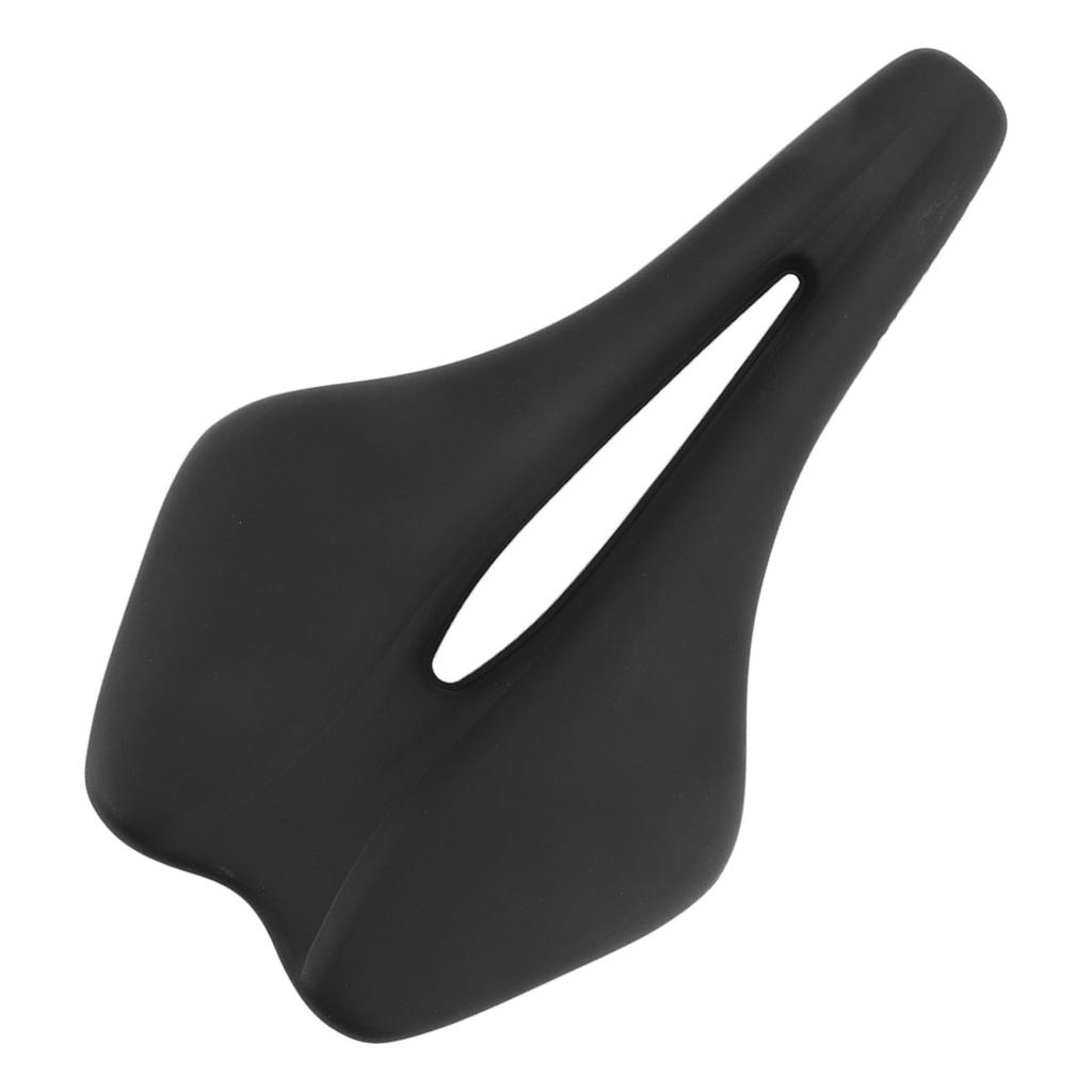 Bike Saddle Shock Absorption PU Leather Middle Hollow Breathable Lightweight Racing Cycling Saddle