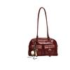 2025 autumn and winter new dark underarm bag women's versatile shoulder bag trendy fashion with pendant handbag