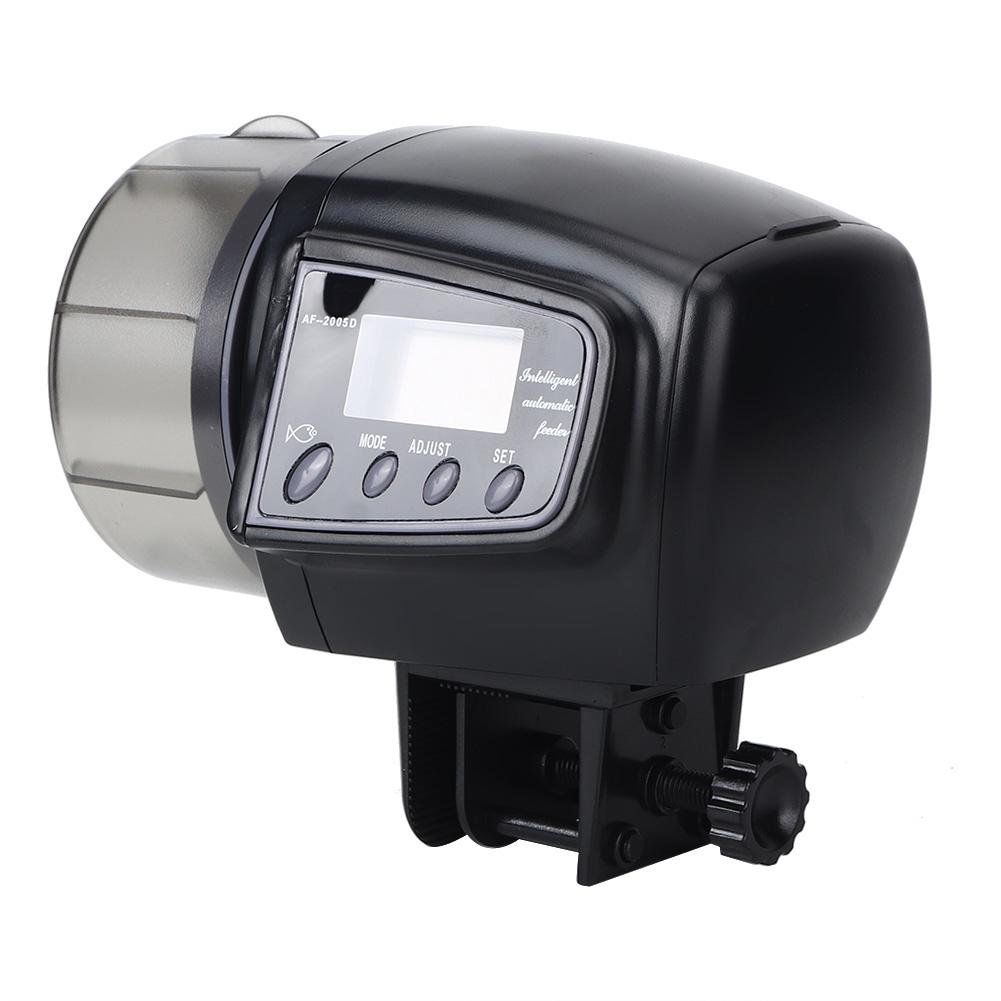 Adjustable Automatic Feeder Food Timer with Display Screen for Fish Tank Aquarium
