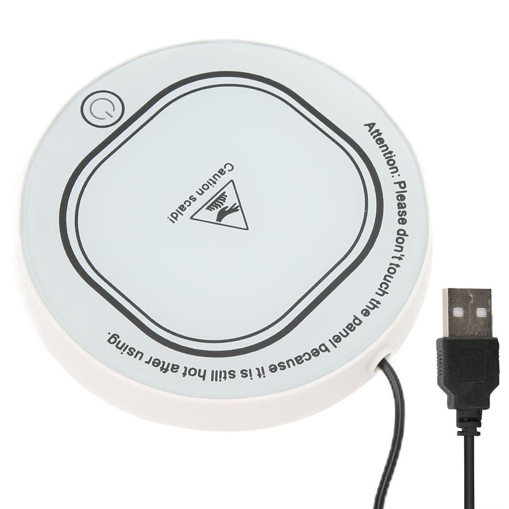 Cup Warmer Pad Constant Temperature USB Intelligent Utility Cup Heating Mat for Coffee Milk Tea
