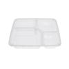 Disposable Thickened Food Container 3 4 5 Compartments with Lid for Canteen Business Meal Delivery