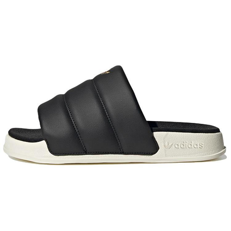 Adidas Женские шлепанцы Adilette Essential Slide Черный Белый Женские FZ6162 37