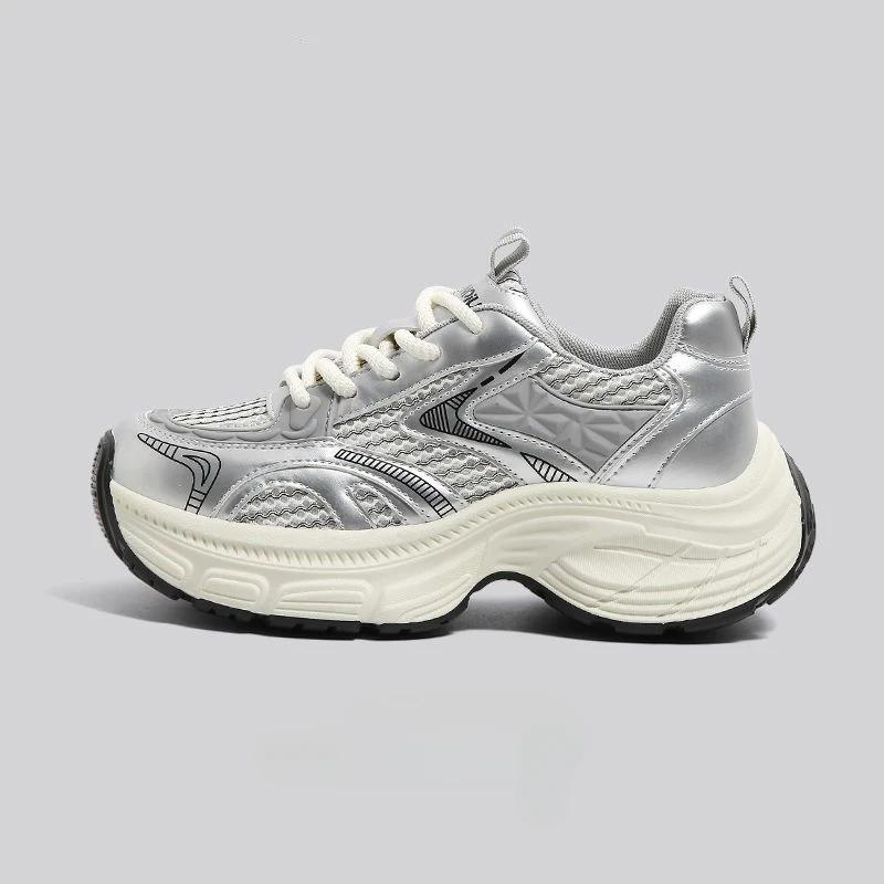 

Модные Новинки 2025 Кроссовки на шнуровке для женщин Дизайнерская Роскошь Оригинальные Повседневные Эстетичные Стильные 39 Женская Обувь 40