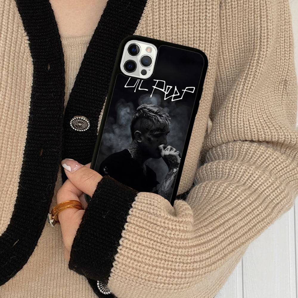 Singer Rapper L-Lil Peep PC+TPU Protective Phone Case For IPhone 17 16 Pro Max 15 Plus 14 13 12 11 Cover